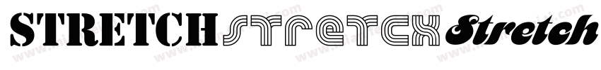 STRETCH SANS Regular字体转换
